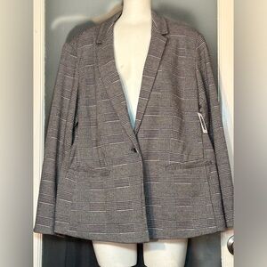 Old Navy Plaid Jacket Blazer XL
